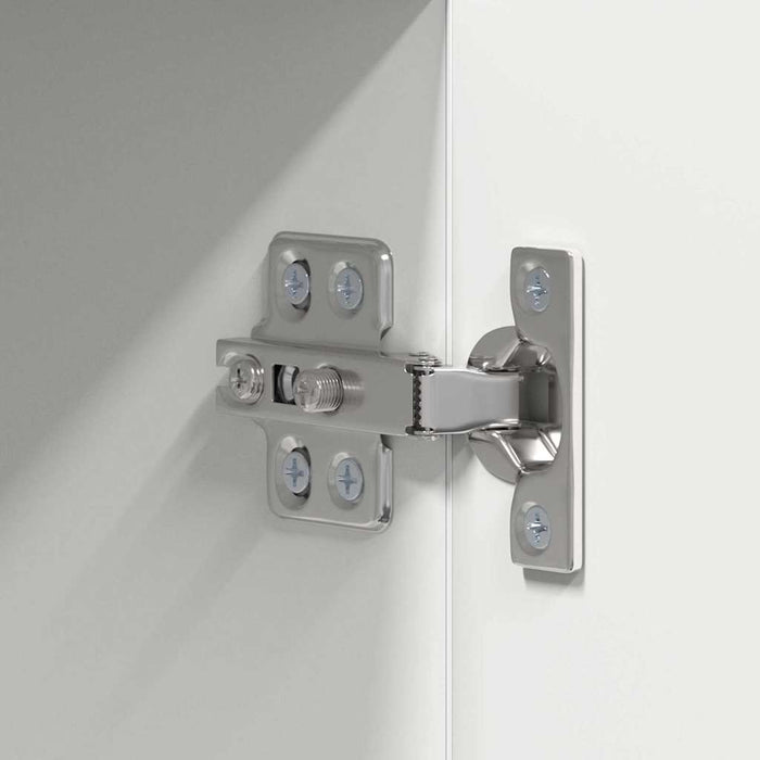 Hanging Cabinet Riga White 50 X 31 X 100 Cm Engineered Wood Nnatal