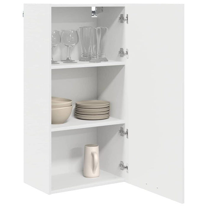 Hanging Cabinet Riga White 50 X 31 X 100 Cm Engineered Wood Nnatal