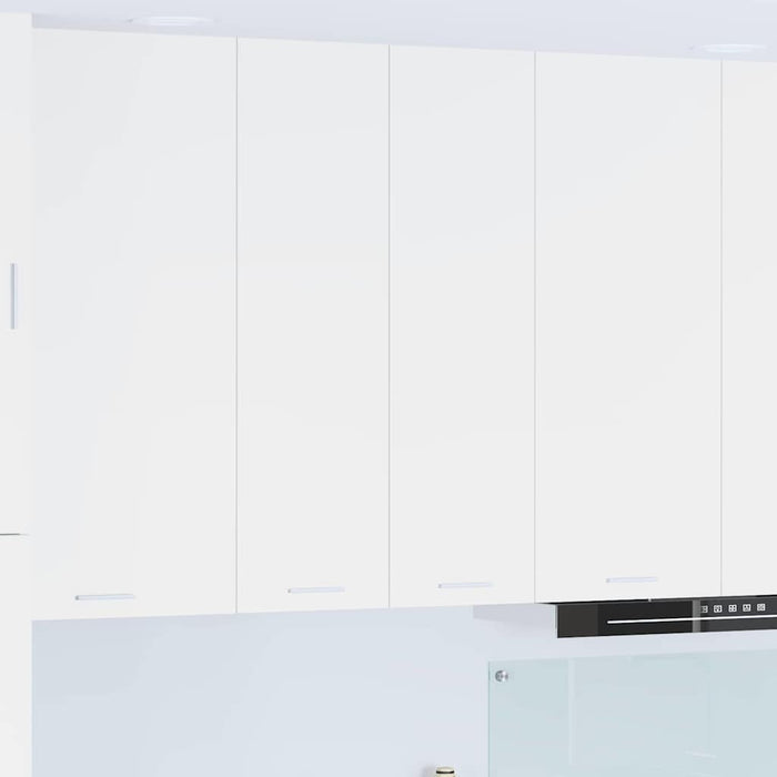 Hanging Cabinet Riga White 60 X 31 X 100 Cm Engineered Wood Nnatpa