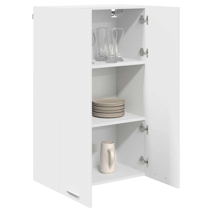 Hanging Cabinet Riga White 60 X 31 X 100 Cm Engineered Wood Nnatpa