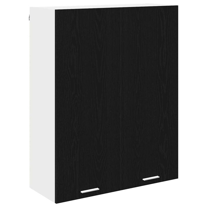 Hanging Cabinet Riga Black Oak 80 X 31 X 100 Cm Engineered Wood Nnatlt