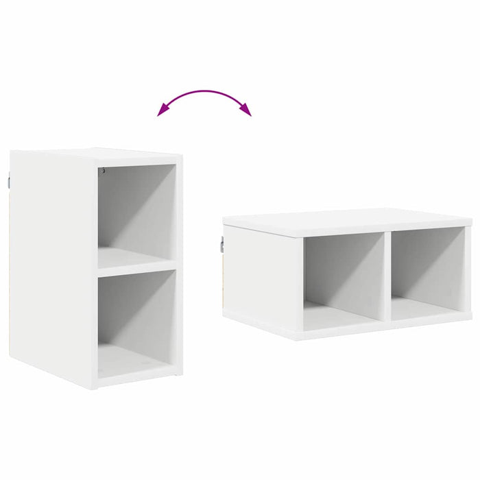 Hanging Cabinet Riga White 20 X 29.5 X 40 Cm Engineered Wood Nnaabx