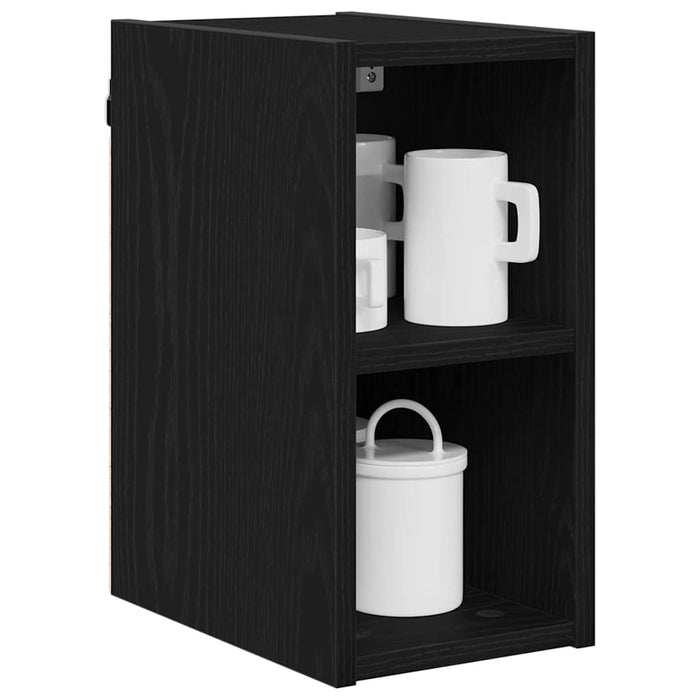 Hanging Cabinet With Shelf Riga Black Oak 20 X 29.5 X 40 Cm Nnaabt