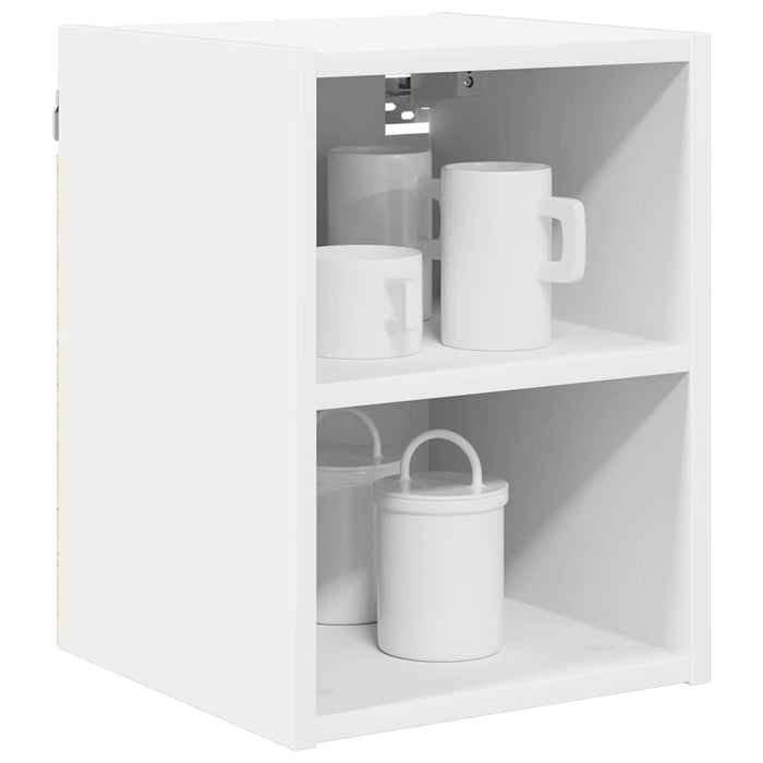 Hanging Cabinet Riga White 30 X 29.5 X 40 Cm Engineered Wood Nnaaob