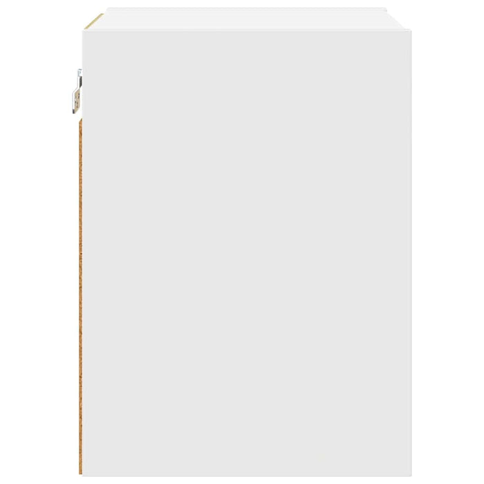 Hanging Cabinet Riga White 30 X 29.5 X 40 Cm Engineered Wood Nnaaob