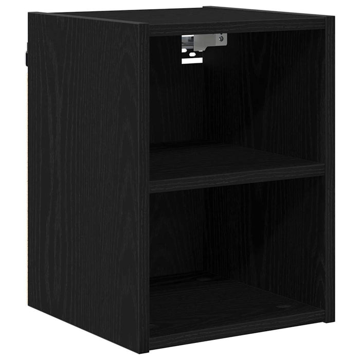 Hanging Cabinet With Shelf Riga Black Oak 30 X 29.5 X 40 Cm Nnaaoo