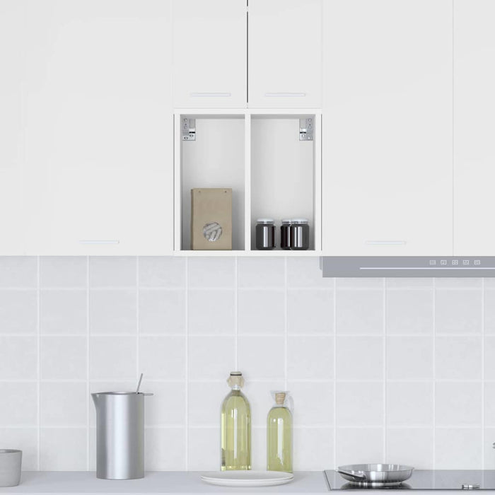 Hanging Cabinet Riga White 40 X 29.5 X 40 Cm Engineered Wood Nnaaon