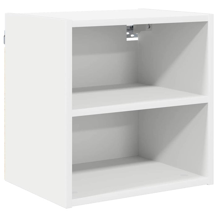 Hanging Cabinet Riga White 40 X 29.5 X 40 Cm Engineered Wood Nnaaon