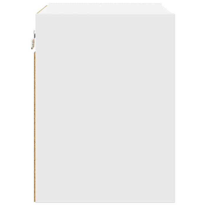 Hanging Cabinet Riga White 40 X 29.5 X 40 Cm Engineered Wood Nnaaon