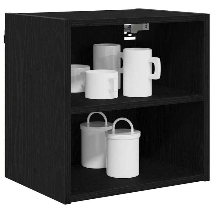 Hanging Cabinet With Shelf Riga Black Oak 40 X 29.5 X 40 Cm Nnaaok