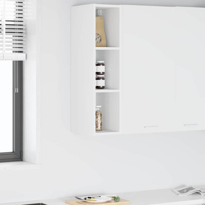 Hanging Cabinet Riga White 20 X 29.5 X 80 Cm Engineered Wood Nnaaxl