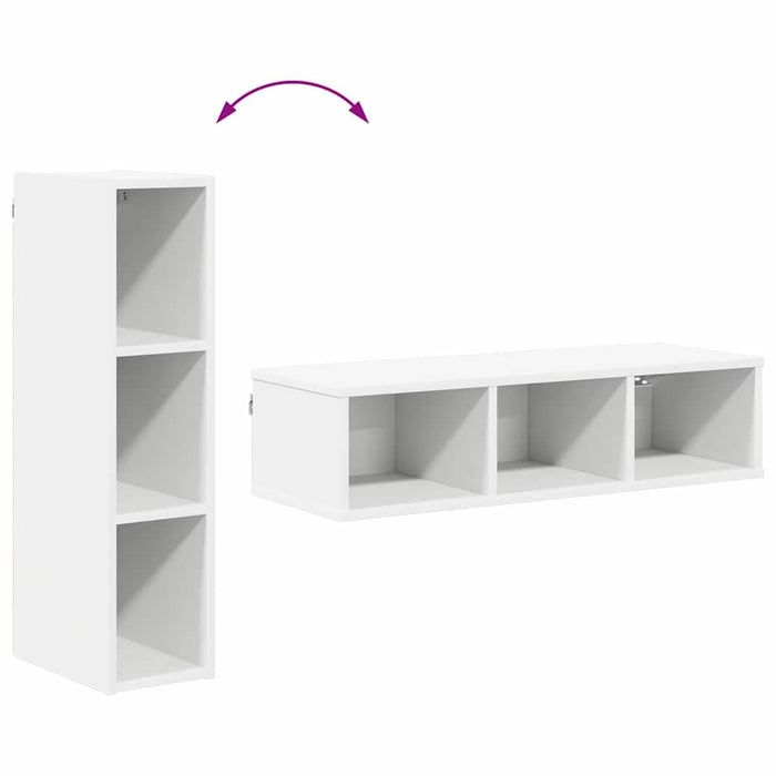 Hanging Cabinet Riga White 20 X 29.5 X 80 Cm Engineered Wood Nnaaxl