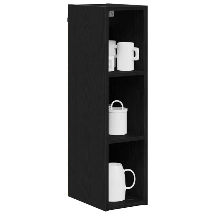 Hanging Cabinet With Shelf Riga Black Oak 20 X 29.5 X 80 Cm Nnaaxi