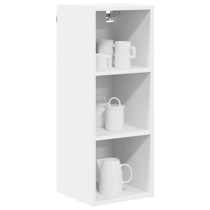 Hanging Cabinet Riga White 30 X 29.5 X 80 Cm Engineered Wood Nnaata