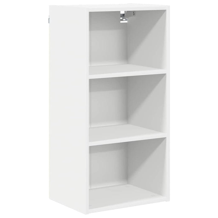 Hanging Cabinet Riga White 40 X 29.5 X 80 Cm Engineered Wood Nnaaax
