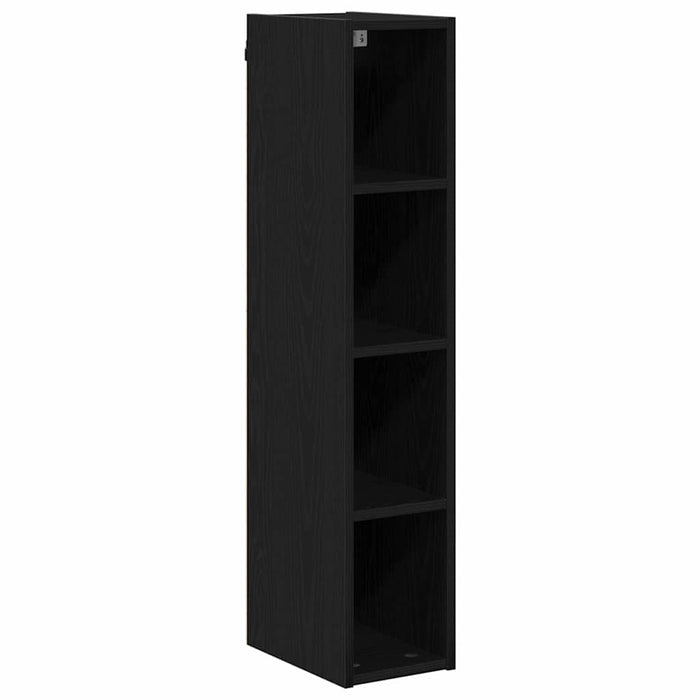 Hanging Cabinet With Shelf Riga Black Oak 20 X 29.5 X 100 Cm Nnaapo