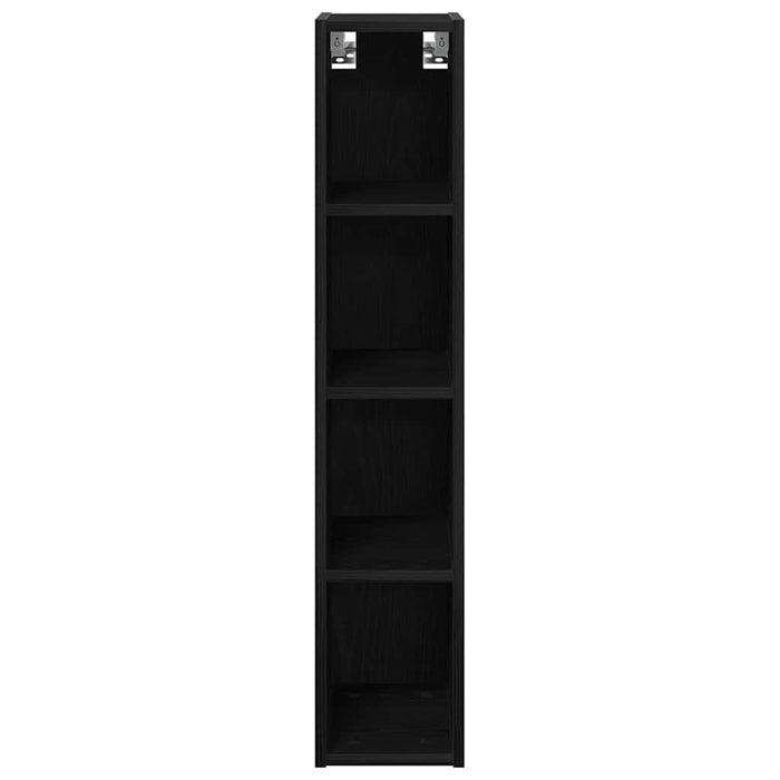 Hanging Cabinet With Shelf Riga Black Oak 20 X 29.5 X 100 Cm Nnaapo