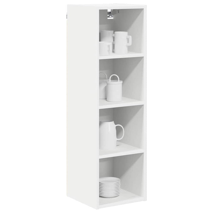 Hanging Cabinet Riga White 30 X 29.5 X 100 Cm Engineered Wood Nnaapn