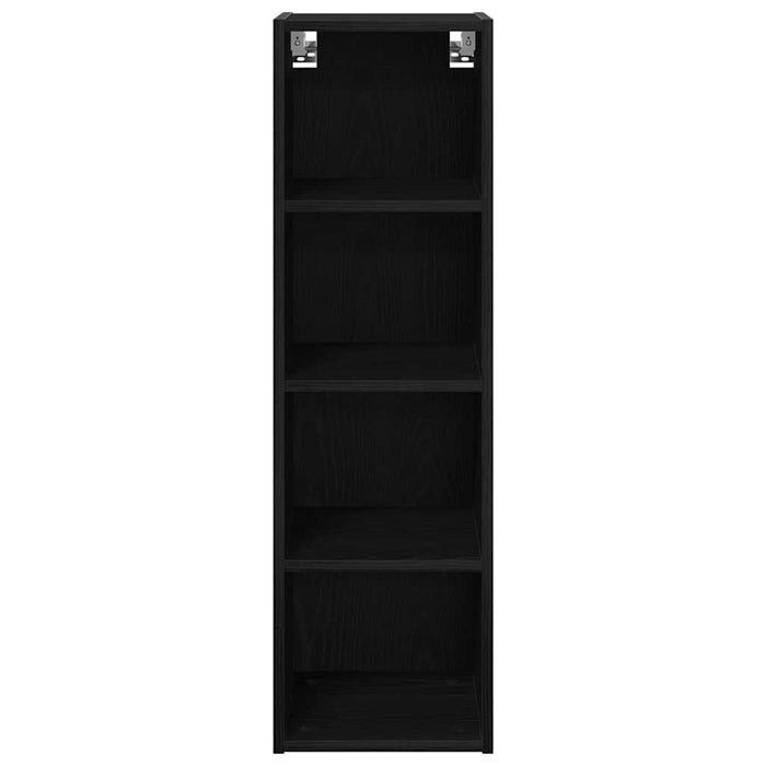 Hanging Cabinet With Shelf Riga Black Oak 30 X 29.5 X 100 Cm Nnaapk