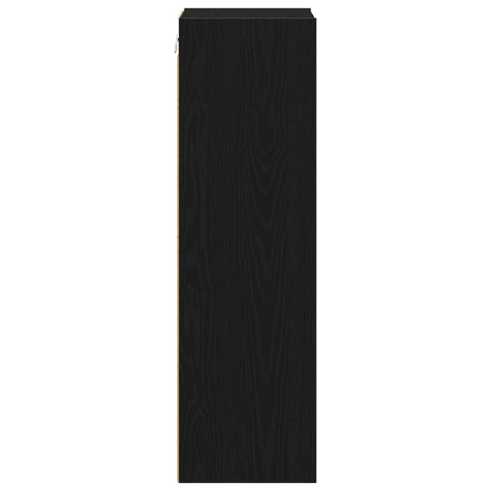 Hanging Cabinet With Shelf Riga Black Oak 30 X 29.5 X 100 Cm Nnaapk