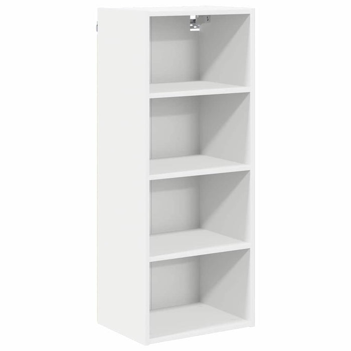 Hanging Cabinet Riga White 40 X 29.5 X 100 Cm Engineered Wood Nnaall