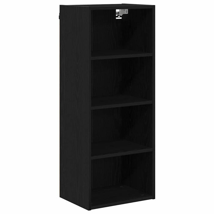 Hanging Cabinet With Shelf Riga Black Oak 40 X 29.5 X 100 Cm Nnaali