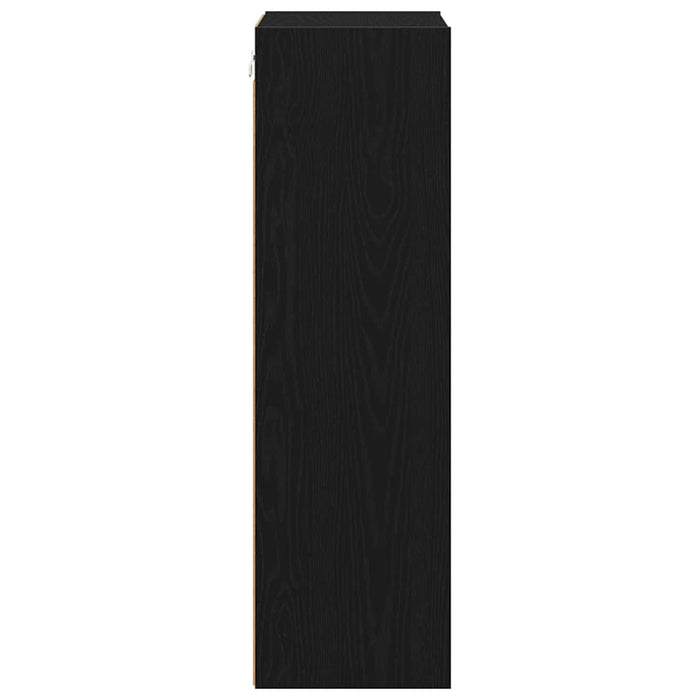 Hanging Cabinet With Shelf Riga Black Oak 40 X 29.5 X 100 Cm Nnaali