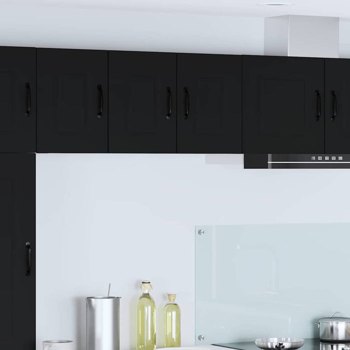 Kitchen Wall Cabinet Black 30 X 31 X 40 Cm Engineered Wood Nnaakl