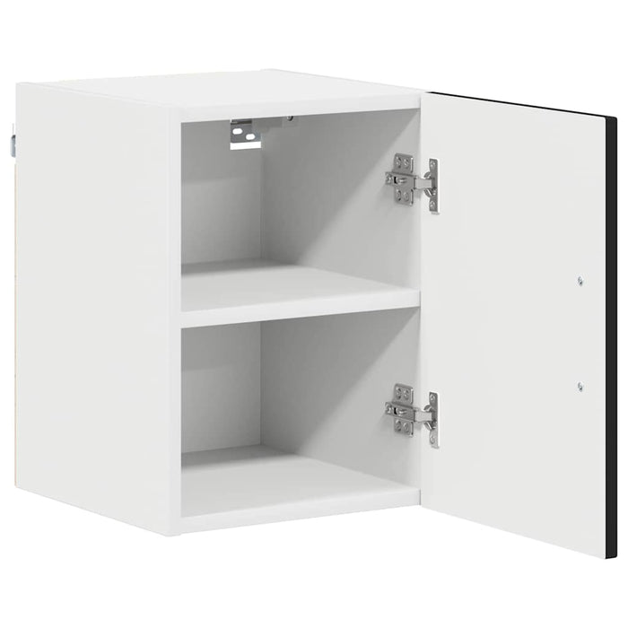 Kitchen Wall Cabinet Black 30 X 31 X 40 Cm Engineered Wood Nnaakl