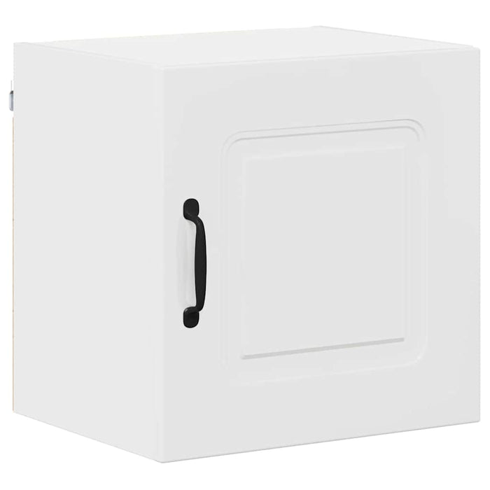 Kitchen Wall Cabinet With Door Glossy Look White 40 X 31 X 40 Cm Nnapxx