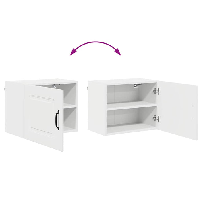 Kitchen Wall Cabinet White 50 X 31 X 40 Cm Engineered Wood Nnapta