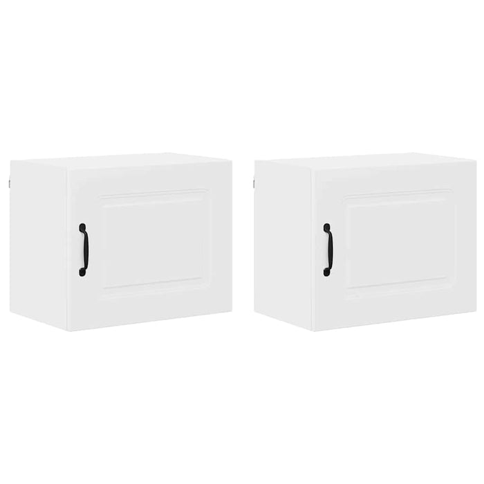 Kitchen Wall Cabinet With Shelf 2 Pcs White 50 X 31 X 40 Cm Nnaptp