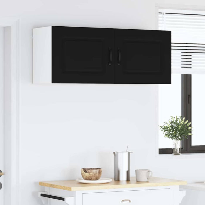 Kitchen Wall Cabinet Black 50 X 31 X 40 Cm Engineered Wood Nnaptl