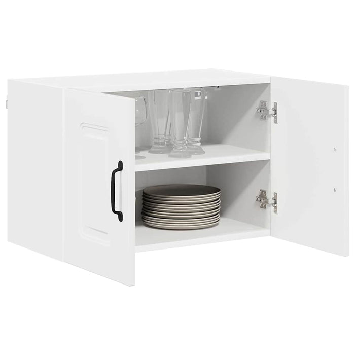 Kitchen Wall Cabinet With Door Glossy Look White 60 X 31 X 40 Cm Nnaplx
