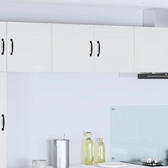 Kitchen Wall Cabinet With Door Glossy Look White 80 X 31 X 40 Cm Nnapnx