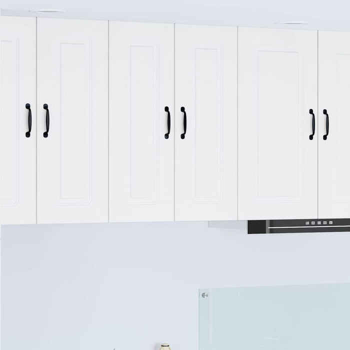 Kitchen Wall Cabinet With Shelf 2 Pcs White 30 X 31 X 80 Cm Nnalpp
