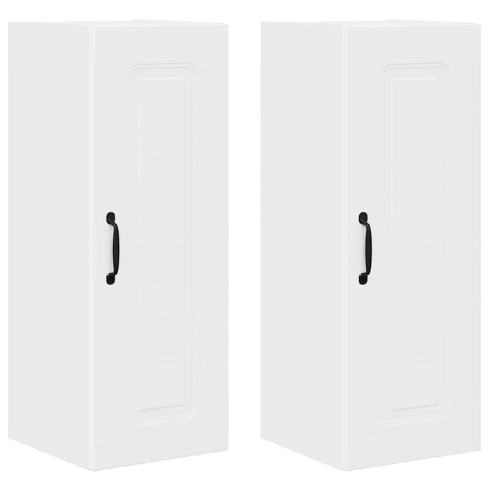 Kitchen Wall Cabinet With Shelf 2 Pcs White 30 X 31 X 80 Cm Nnalpp