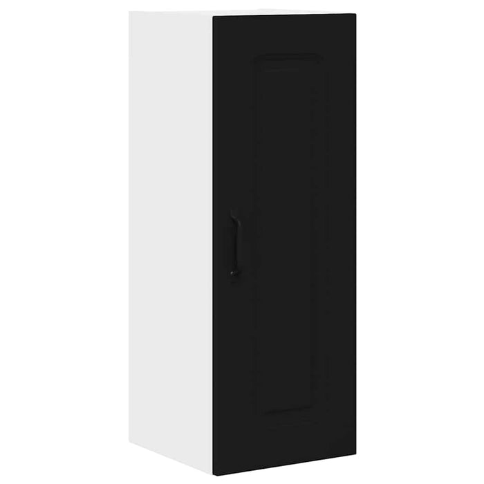 Kitchen Wall Cabinet Black 30 X 31 X 80 Cm Engineered Wood Nnalpl