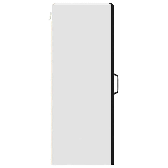 Kitchen Wall Cabinet Black 30 X 31 X 80 Cm Engineered Wood Nnalpl