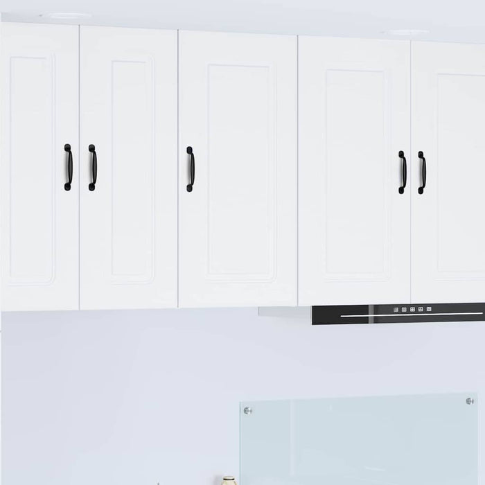 Kitchen Wall Cabinet White 40 X 31 X 80 Cm Engineered Wood Nnalia