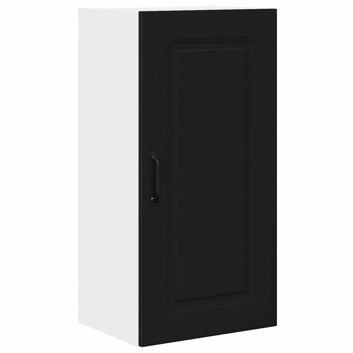 Kitchen Wall Cabinet Black 40 X 31 X 80 Cm Engineered Wood Nnalip
