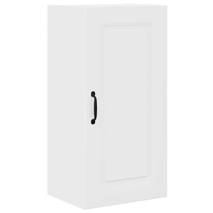Kitchen Wall Cabinet With Door Glossy Look White 40 X 31 X 80 Cm Nnalin