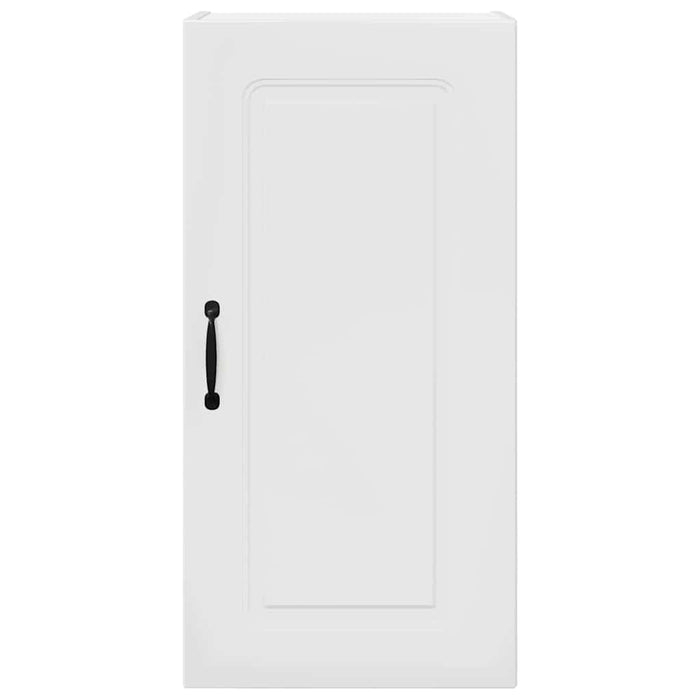Kitchen Wall Cabinet With Door Glossy Look White 40 X 31 X 80 Cm Nnalin