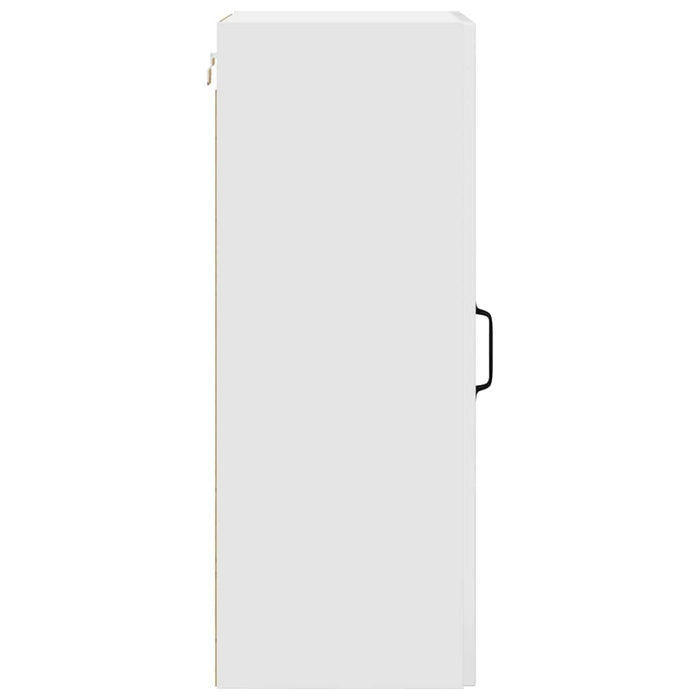 Kitchen Wall Cabinet With Door Glossy Look White 40 X 31 X 80 Cm Nnalin