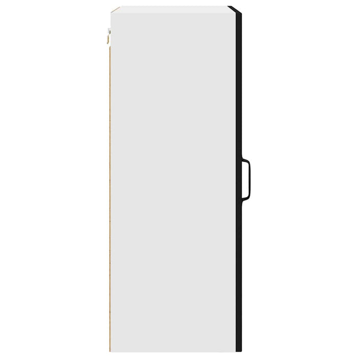 Kitchen Wall Cabinet Black 50 X 31 X 80 Cm Engineered Wood Nnalnp