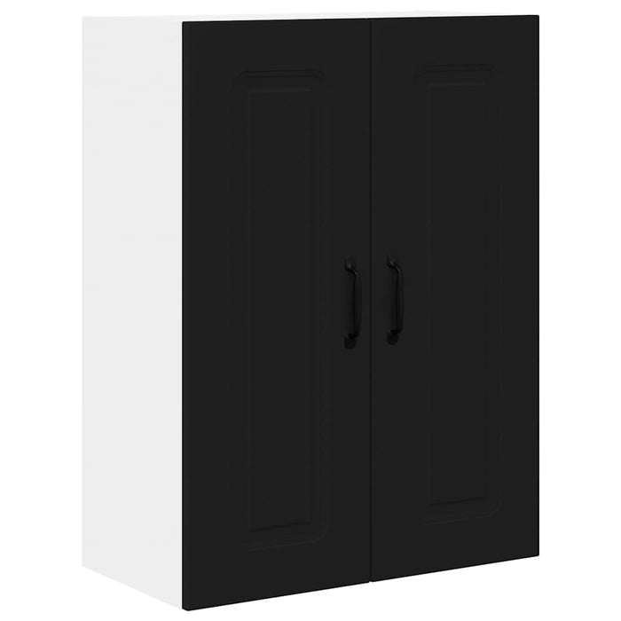 Kitchen Wall Cabinet Black 60 X 31 X 80 Cm Engineered Wood Nnalkp
