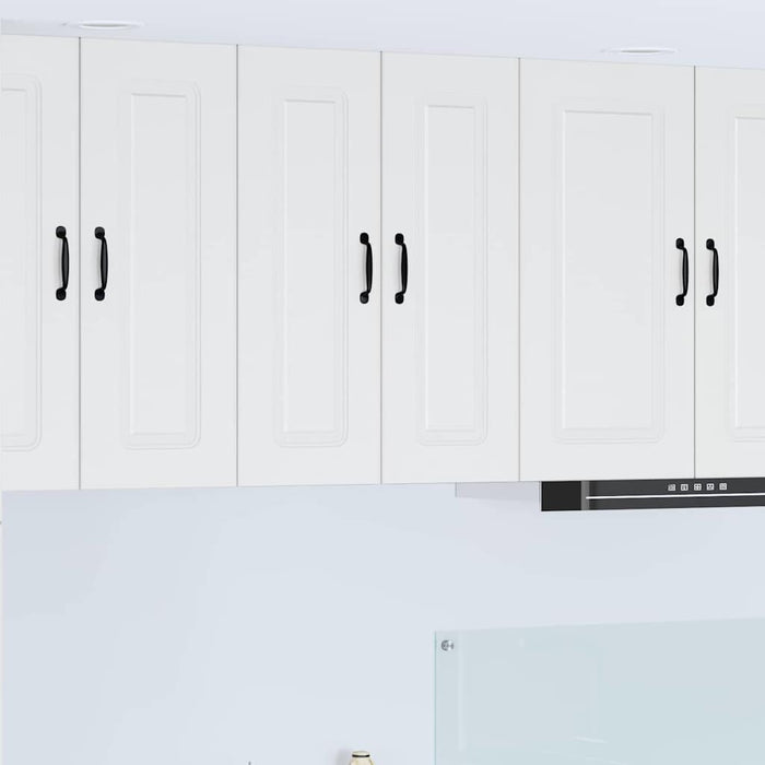 Kitchen Wall Cabinet With Door Glossy Look White 60 X 31 X 80 Cm Nnalkn