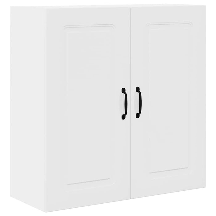 Kitchen Wall Cabinet With Door Glossy Look White 80 X 31 X 80 Cm Nnaibn