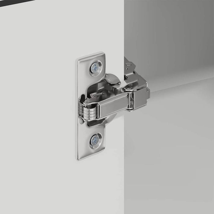 Kitchen Wall Cabinet Black 57 X 57 X 80 Cm Engineered Wood Nnaixp