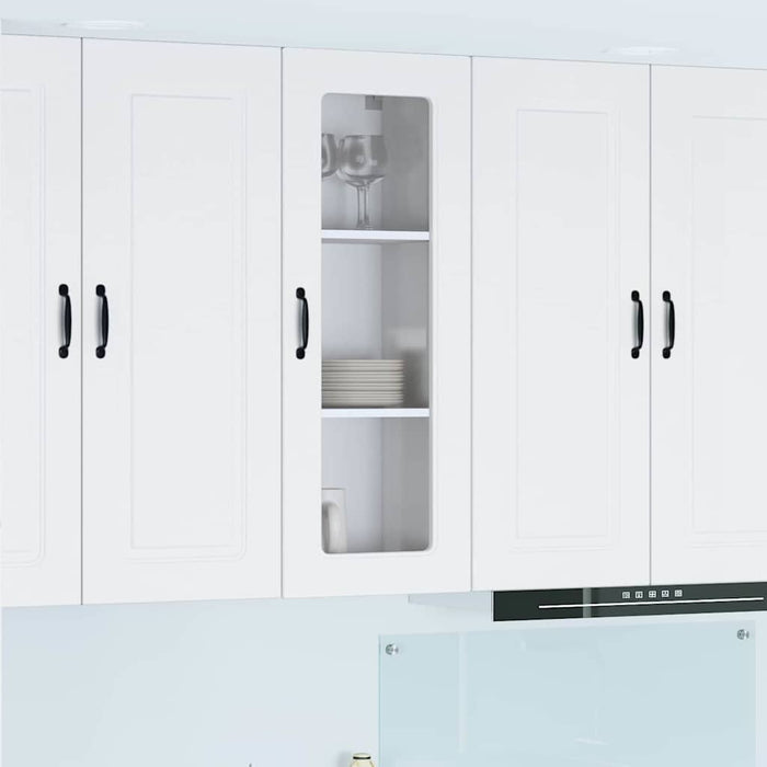 Kitchen Wall Cabinet White 40 X 31 X 100 Cm Engineered Wood Nnaiaa